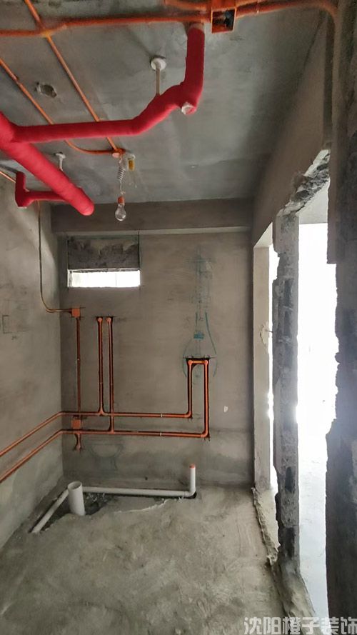中海城98㎡工地实况：水电(图3)